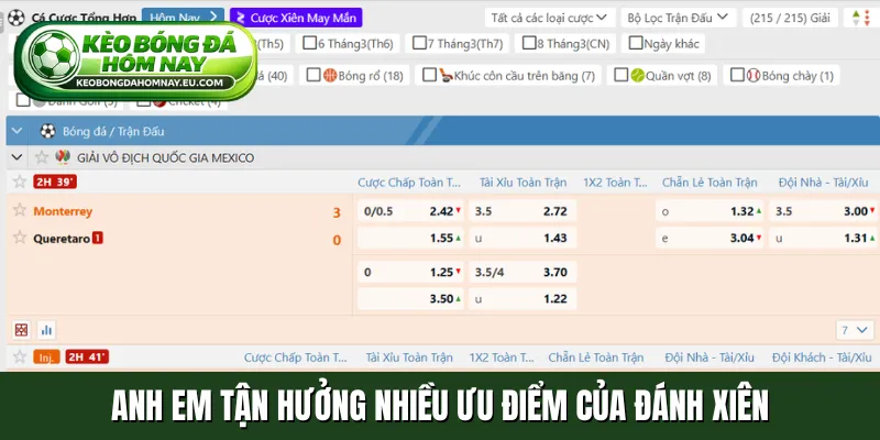 Anh em tận hưởng nhiều ưu điểm của đánh xiên