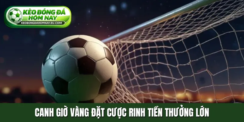 Canh giờ vàng đặt cược rinh tiền thưởng lớn